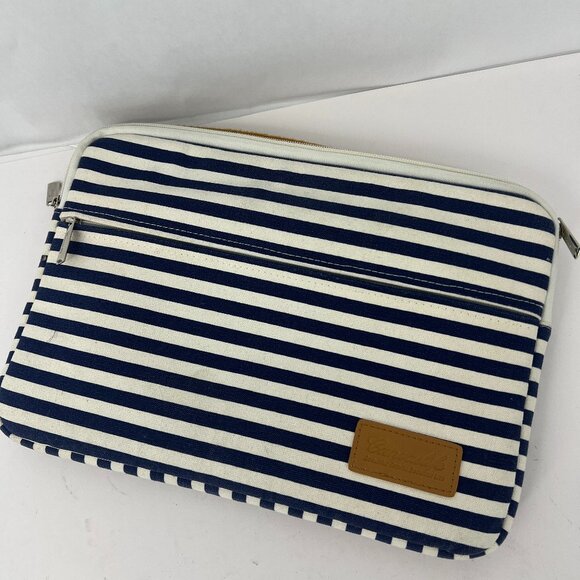 Canvas Life Striped Laptop Case 16" - Picture 1 of 10